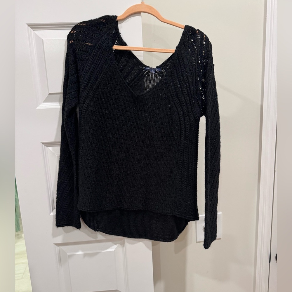 American Eagle open knit sweater